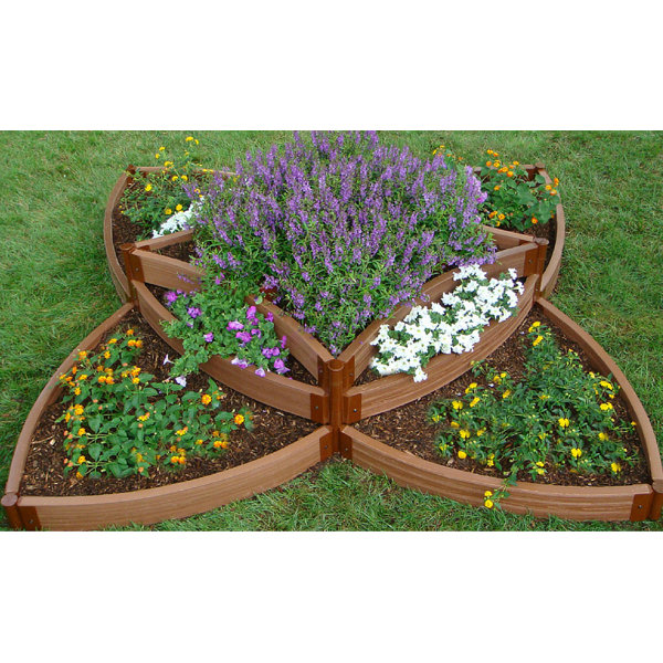 Frame It All 8 ft x 8 ft Composite Raised Garden Bed & Reviews | Wayfair